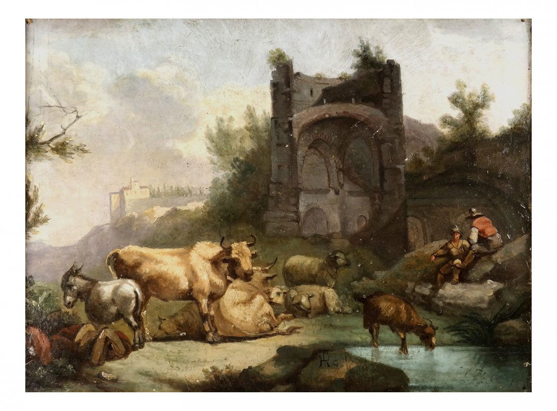 Oil on Board, Cows (1 of 4)