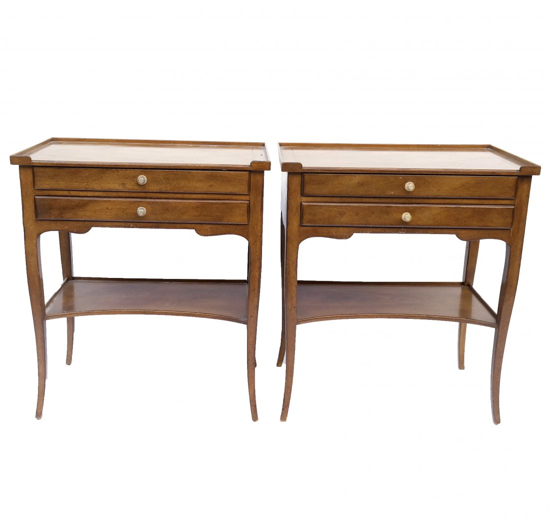 Pair of Provincial Bedside Stands (1 of 5)