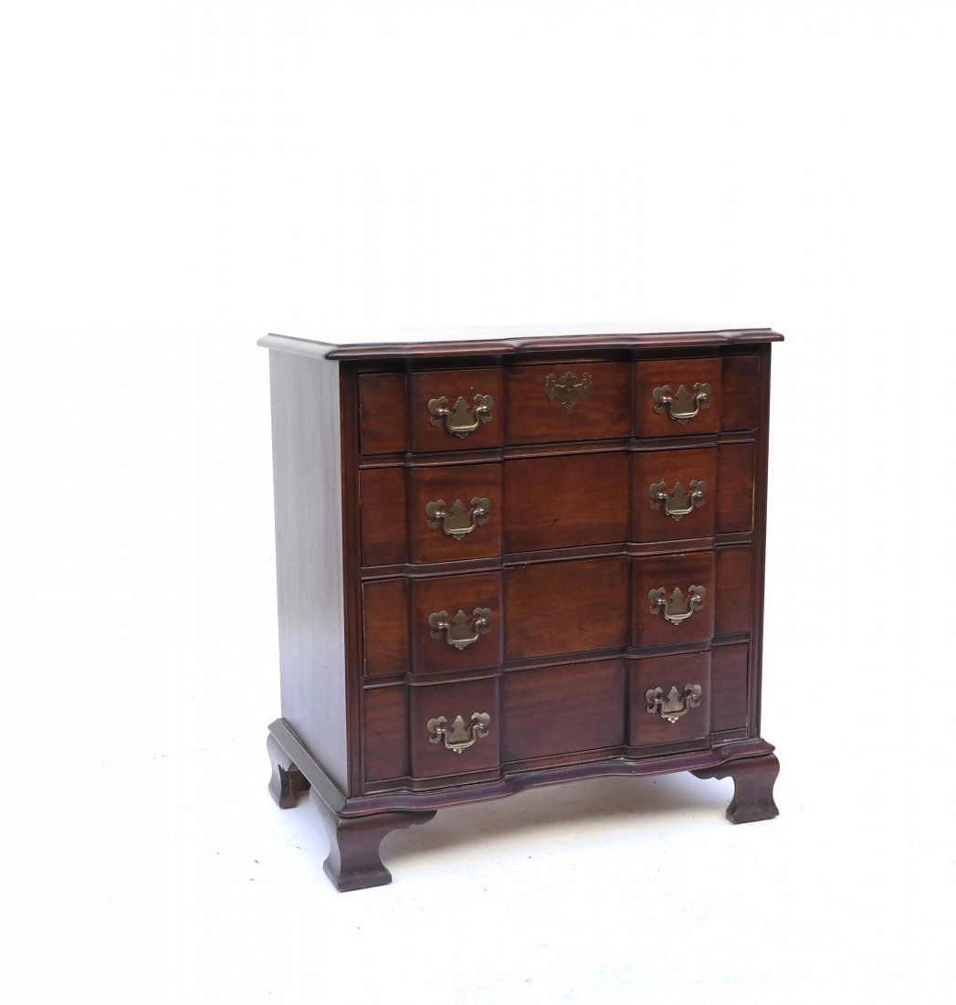 Mahogany Block Front Chest (1 of 7)