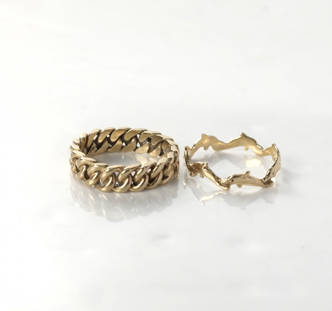 14k Mens and Woman's Wedding Bands (1 of 7)