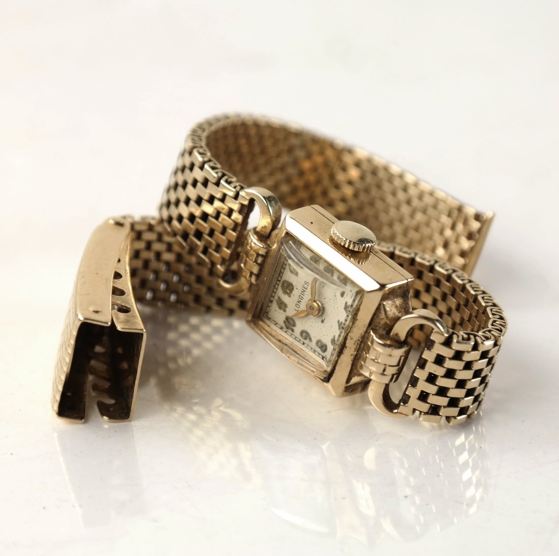 14k Longines Ladies' Wrist Watch (1 of 8)