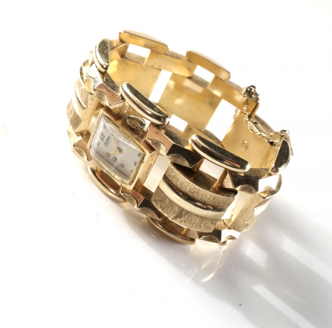 14k Ladies' Link Bracelet Watch (1 of 6)