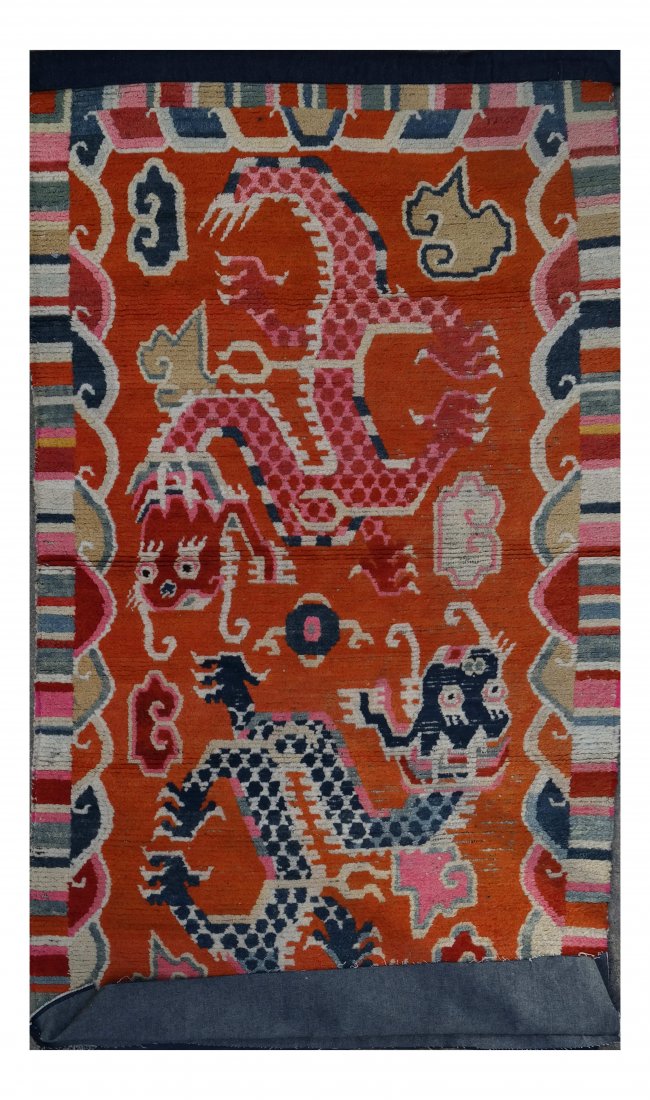 Tibetan Runner with Two Dragons (1 of 3)