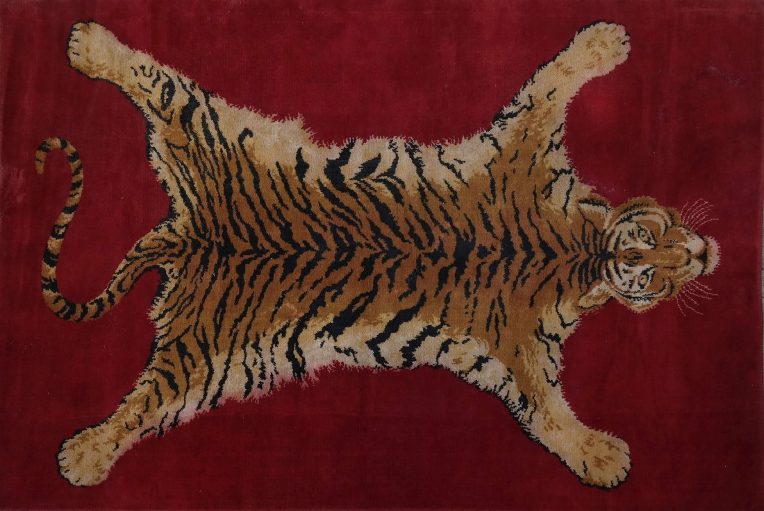Rug of Sprawled Tiger
