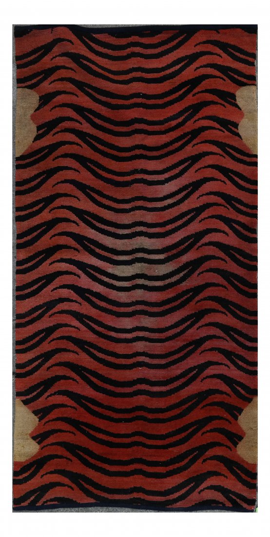 Tibetan Tiger Pattern Rug (1 of 2)