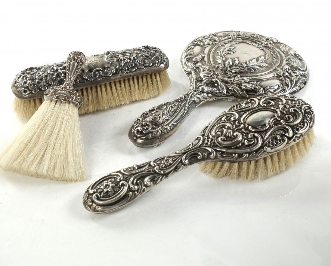 Assembled Sterling Dresser Set (1 of 4)