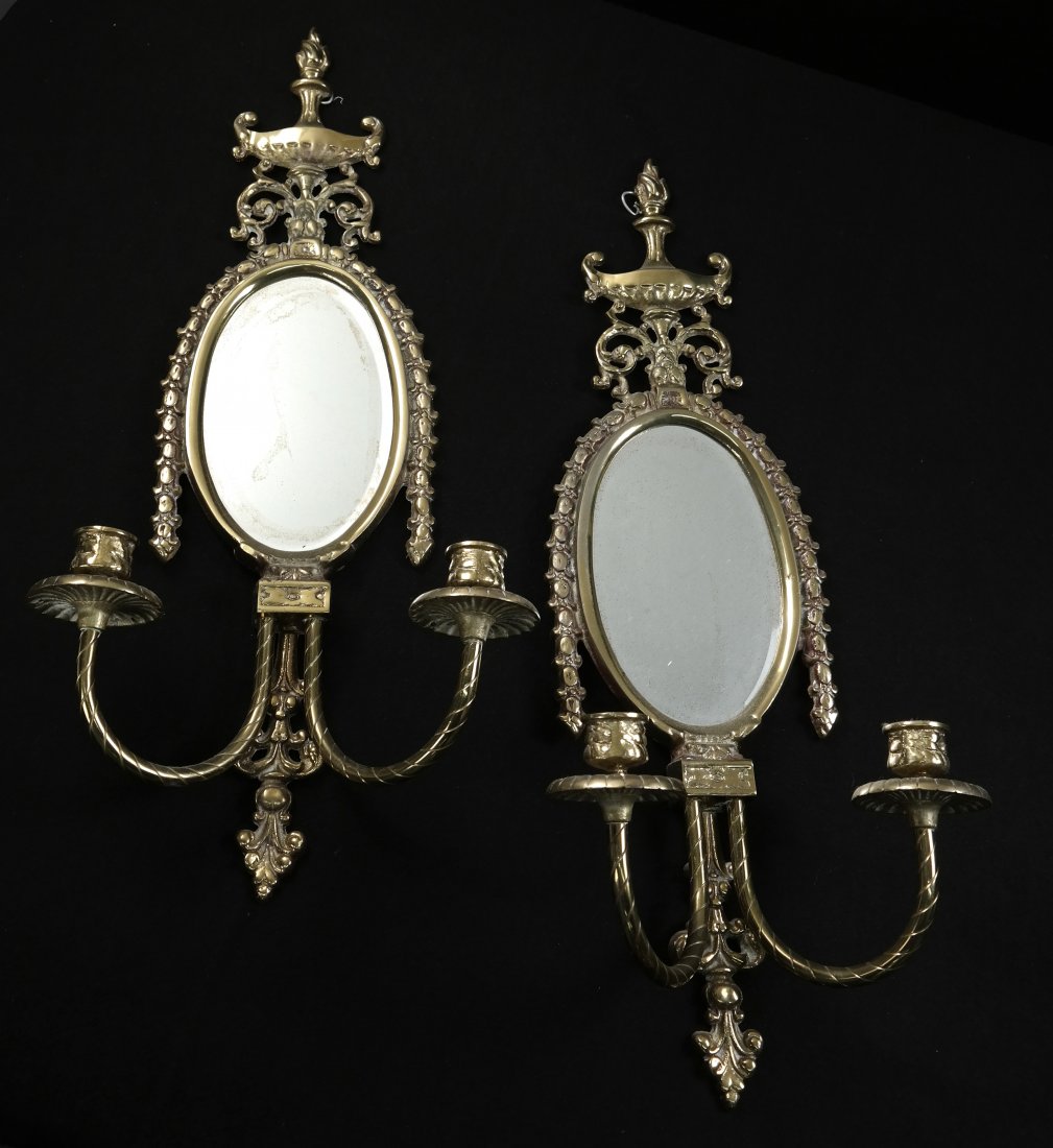 Pair of Mirrored Sconces (1 of 6)