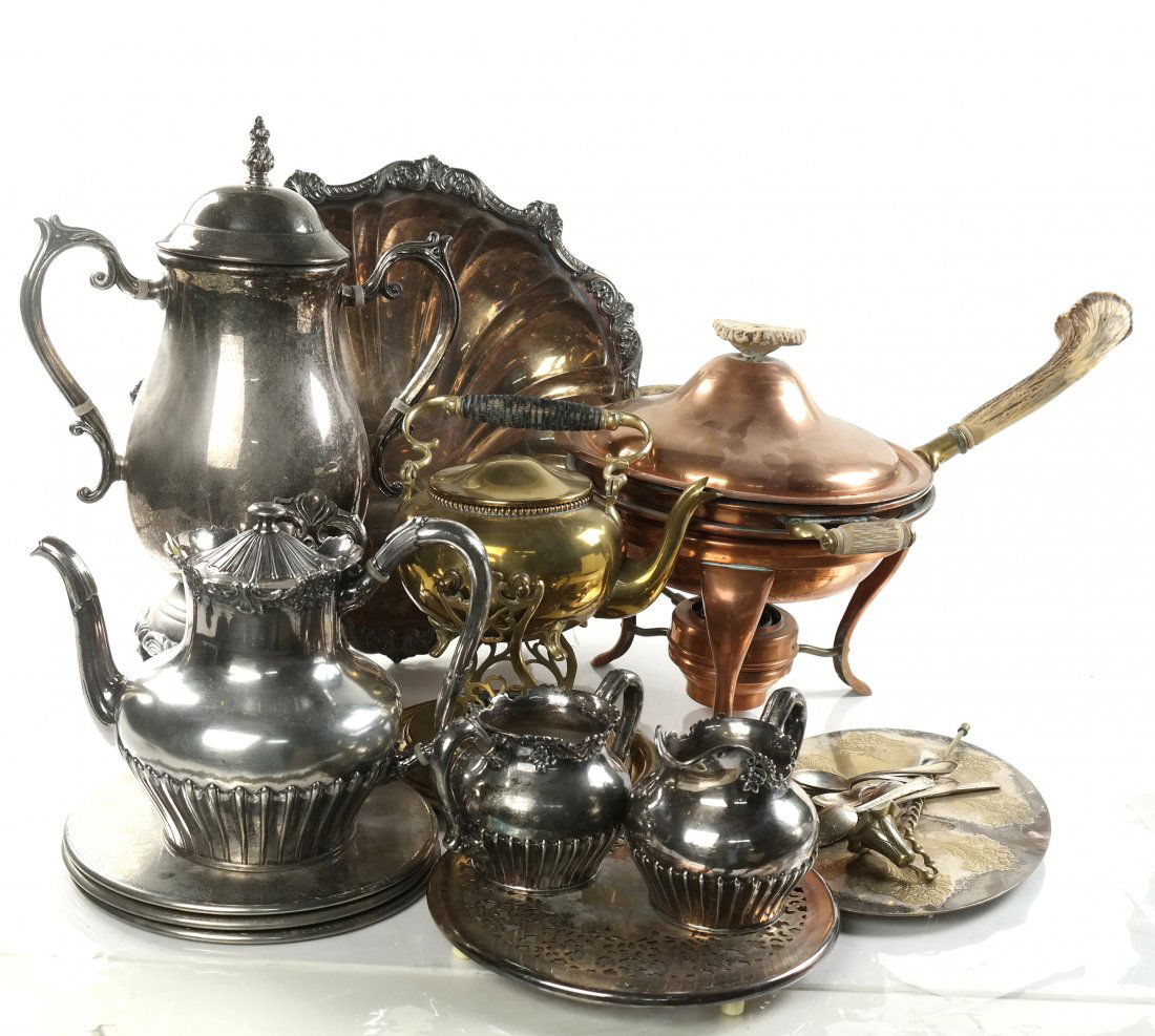 Silver Plate and Copper/Brass Items (1 of 5)