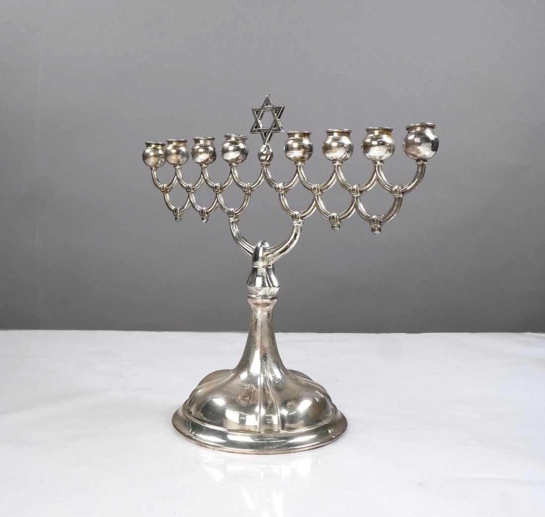 German (.835) Silver Menorah (1 of 10)