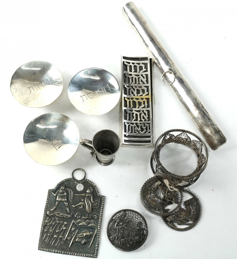 Group of Assorted Silver Judaica (1 of 6)