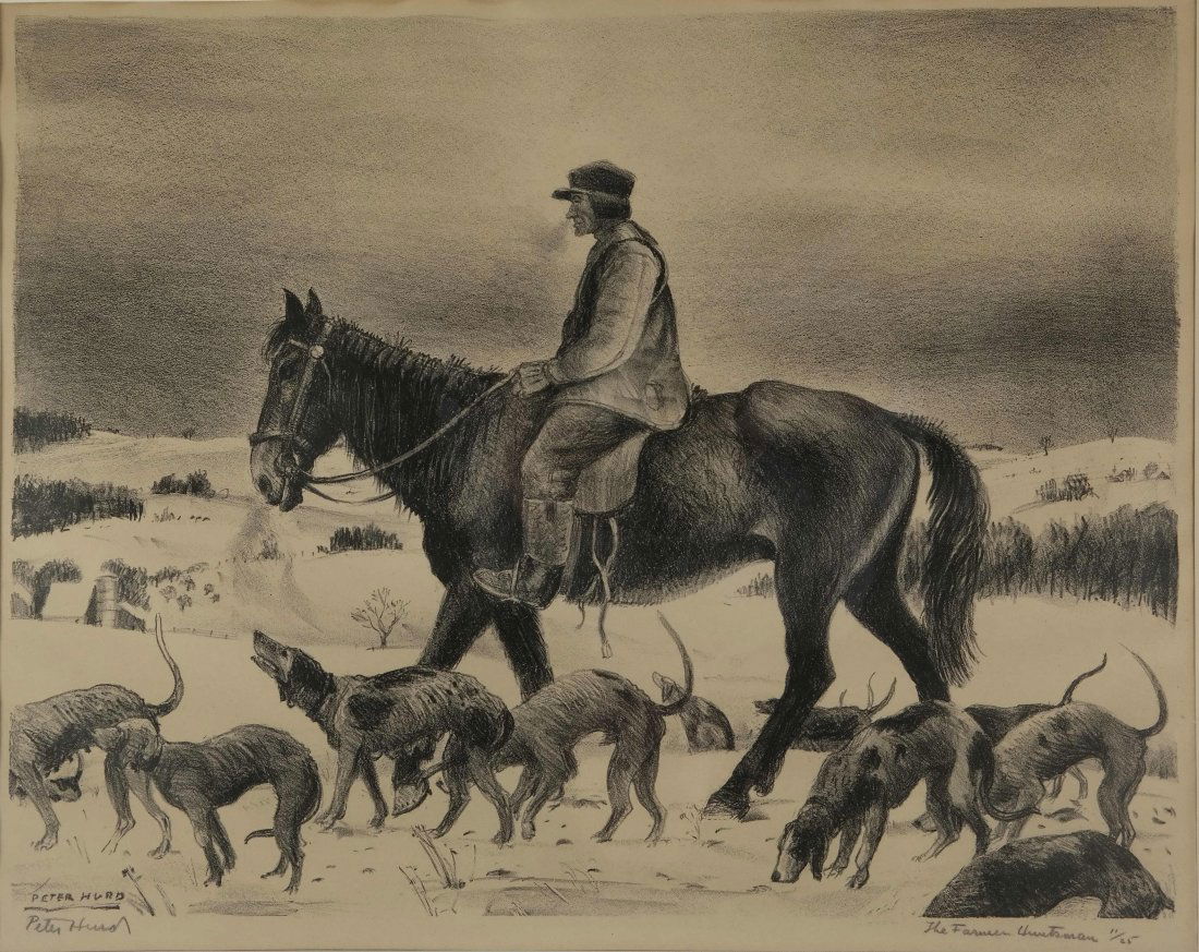 Peter Hurd, "The Farmers Huntsman" (1 of 5)