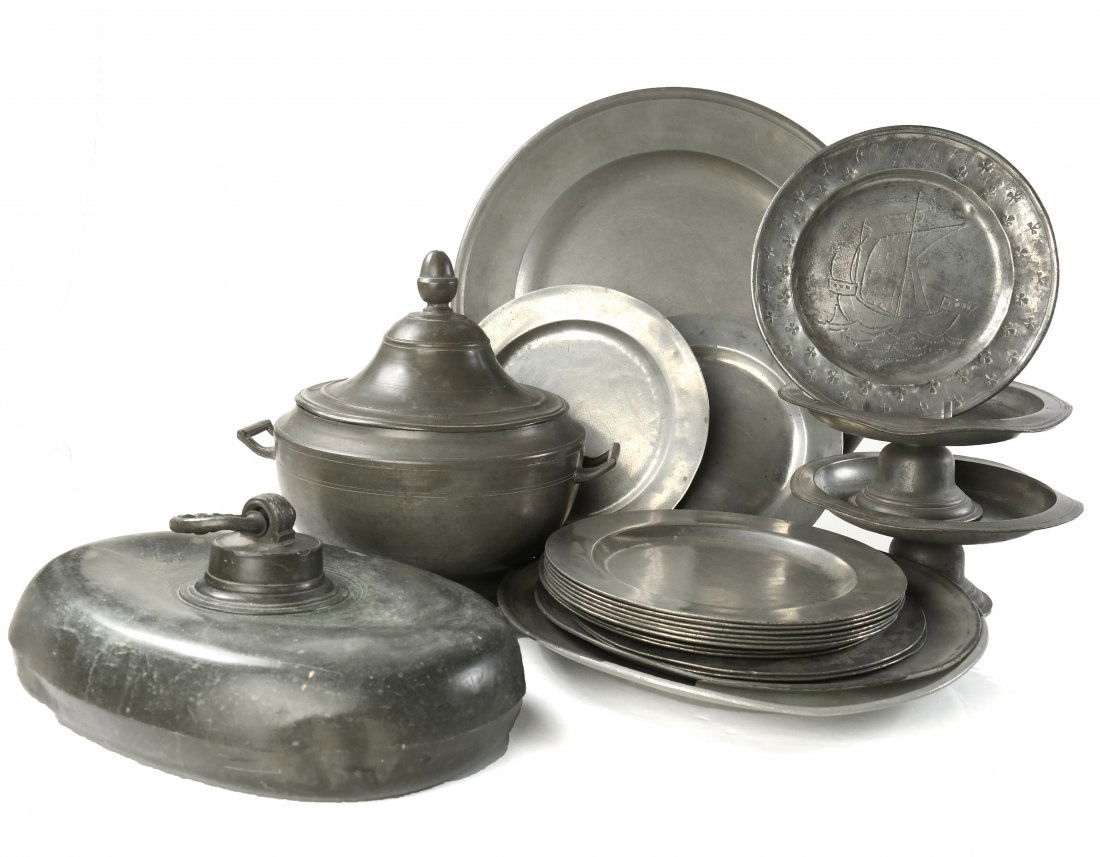 Group of Pewter Objects (1 of 6)