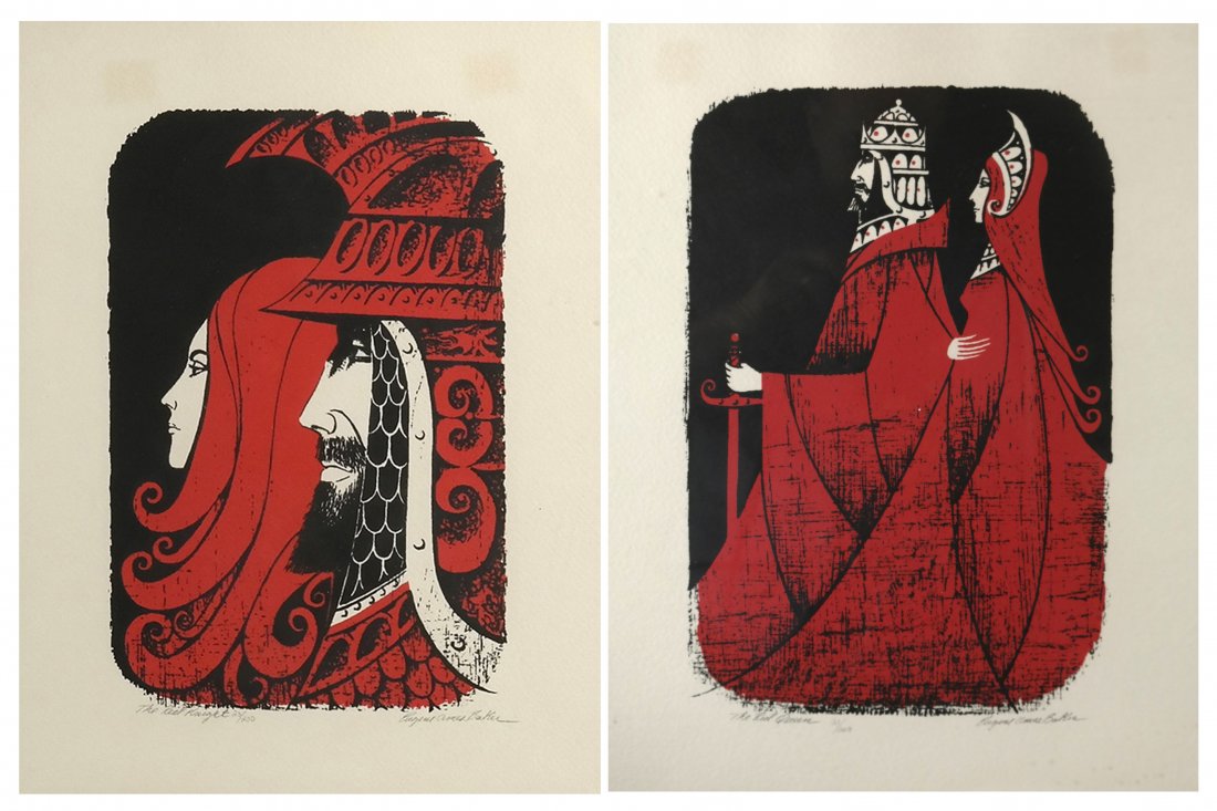 Eugene A. Baker, Two Lithographs (1 of 6)