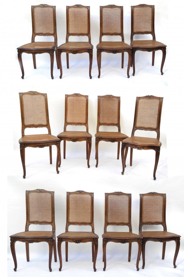 12 Louis XV-Style Side Chairs (1 of 8)