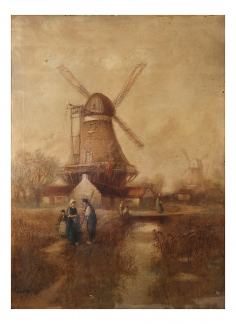 Figures at a Windmill, Print (1 of 4)