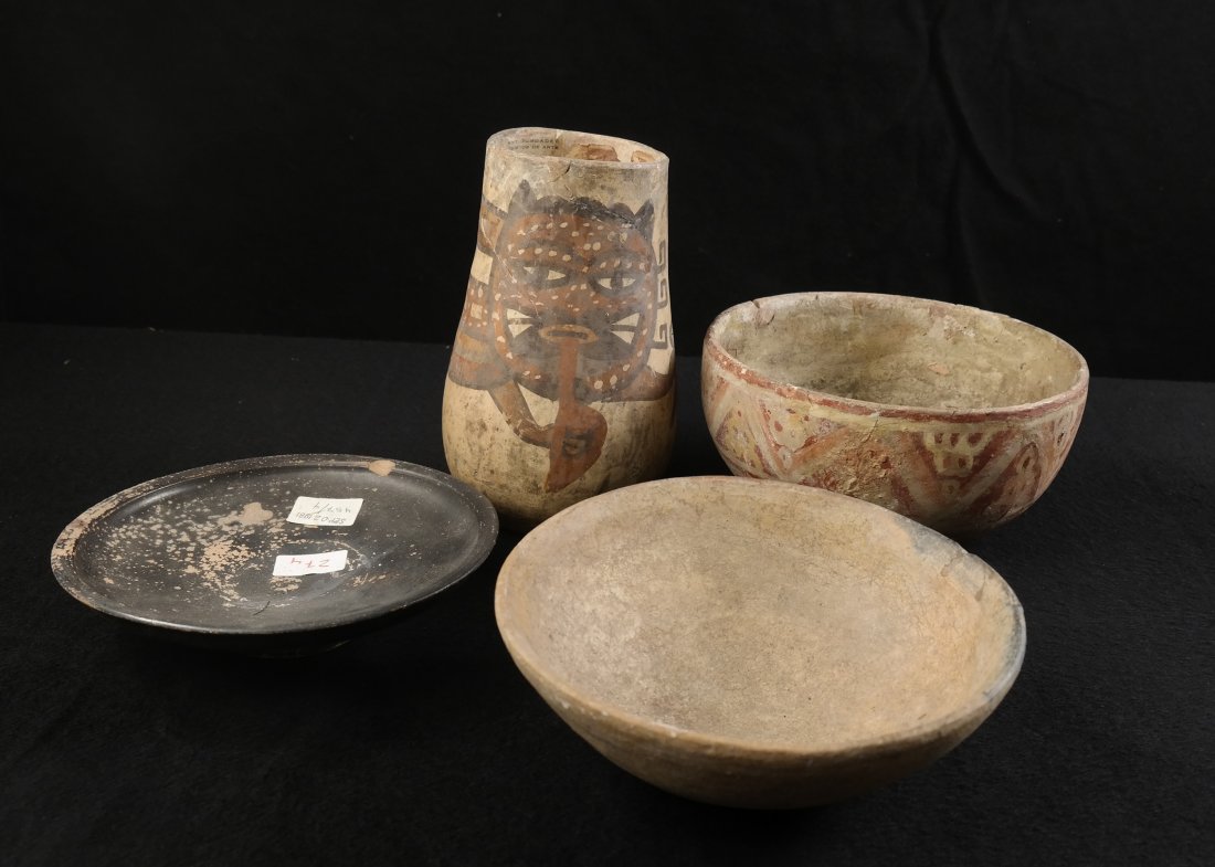 Four Antique Ceramic Vessels (1 of 9)