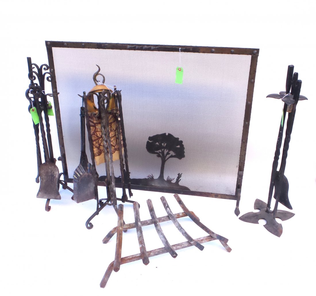 Fireplace Accessories and Fire Screen (1 of 6)