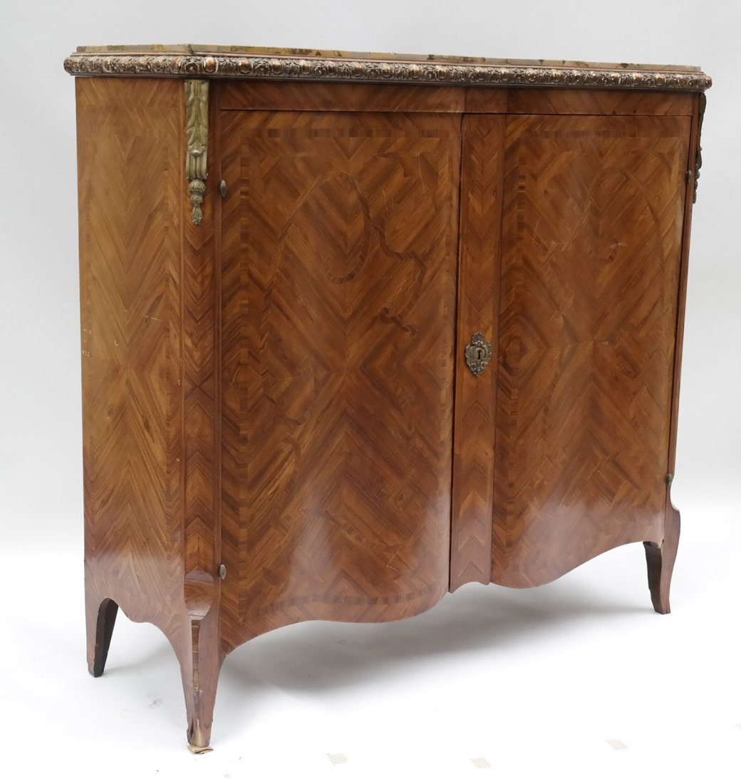French Inlaid Cabinet (1 of 9)