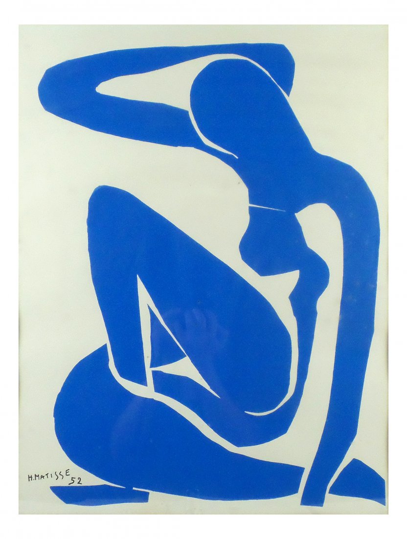 Matisse, Offset Lithograph, Nus Bleu VI (1 of 5)