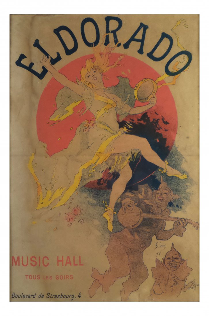 After Jules Cheret, Music Hall Poster (1 of 8)