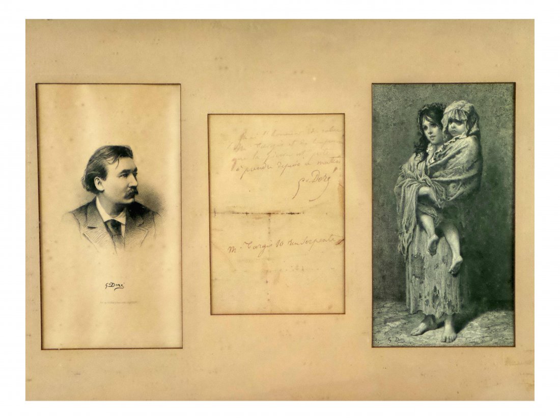 Gustave Dore, Two Engravings, Letter (1 of 6)