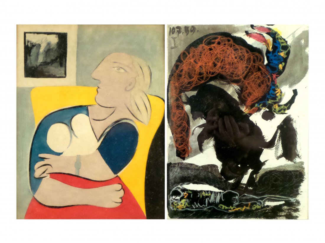 After Pablo Picasso, Two Lithographs (1 of 4)