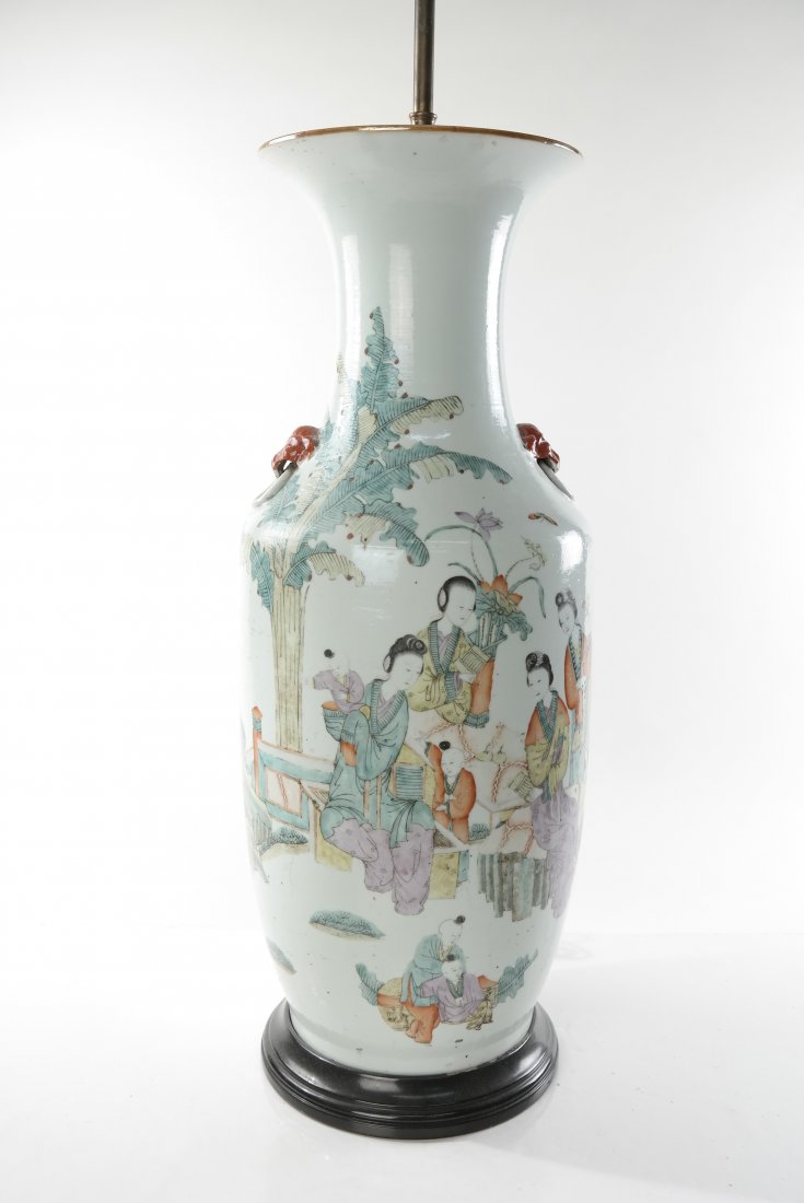 Large Chinese Vase Lamp (1 of 4)