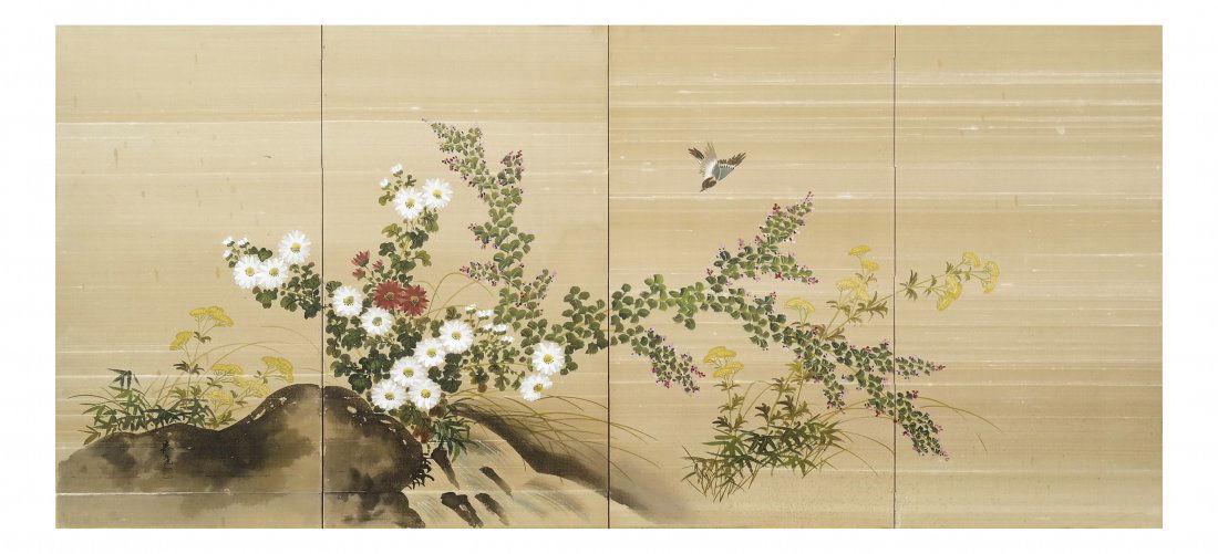 Asian Four-Fold Screen (1 of 6)