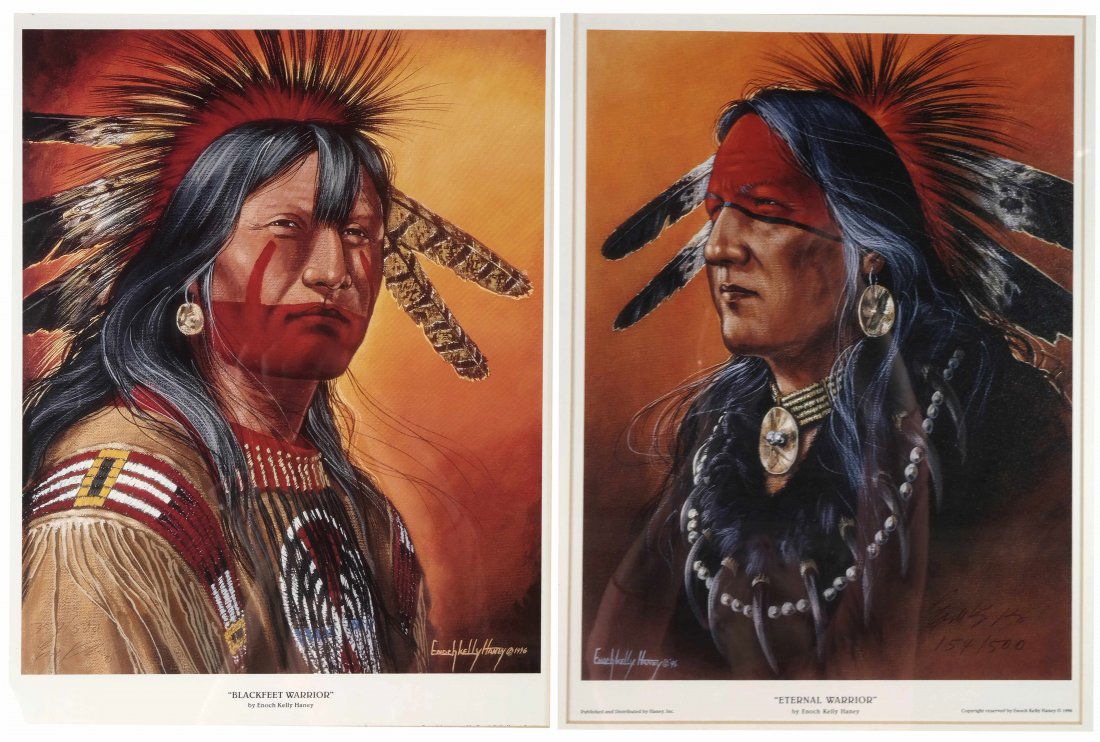 Enoch Kelly Haney, 2 Warrior Prints (1 of 5)
