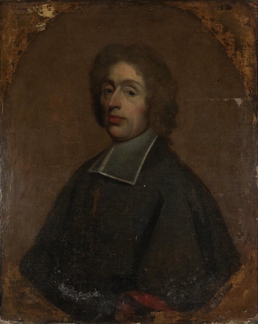 Antique Oil on Canvas Portrait (1 of 5)