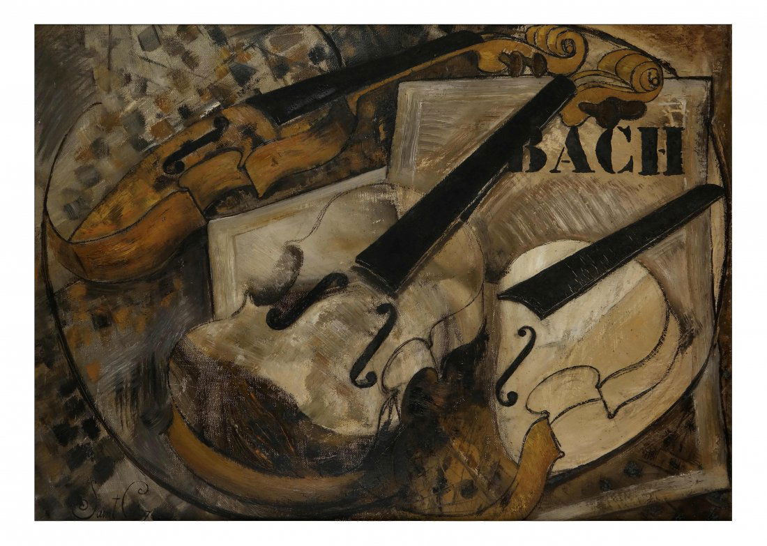 "Bach", French Modernist Study (1 of 5)