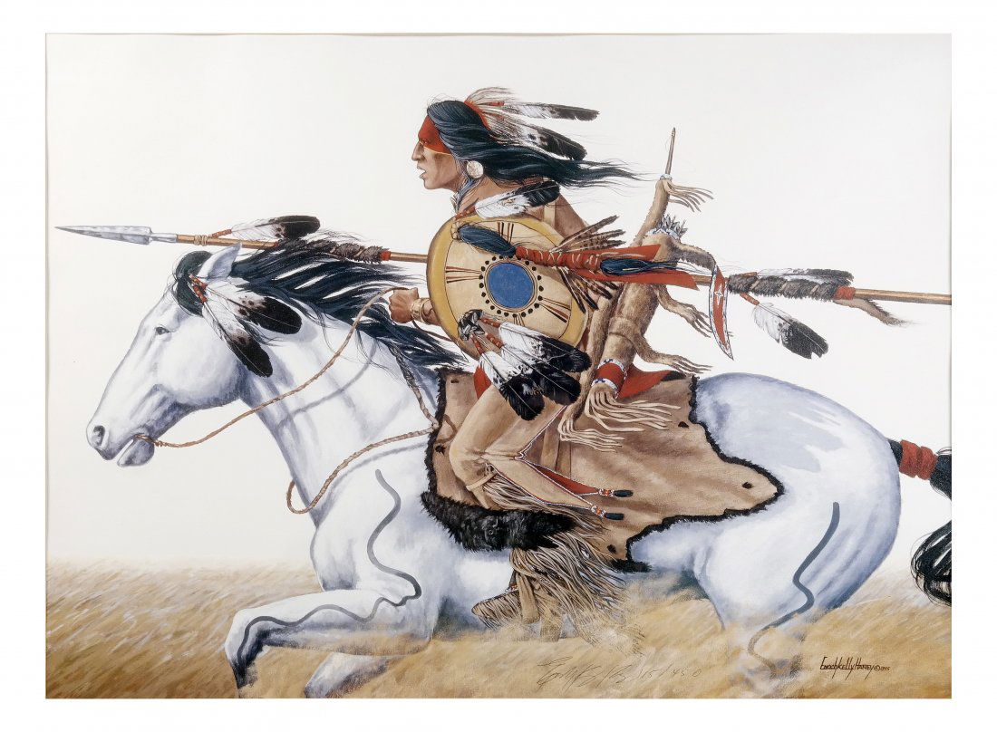 Enoch Kelly Haney, "Eternal Warrior" (1 of 2)