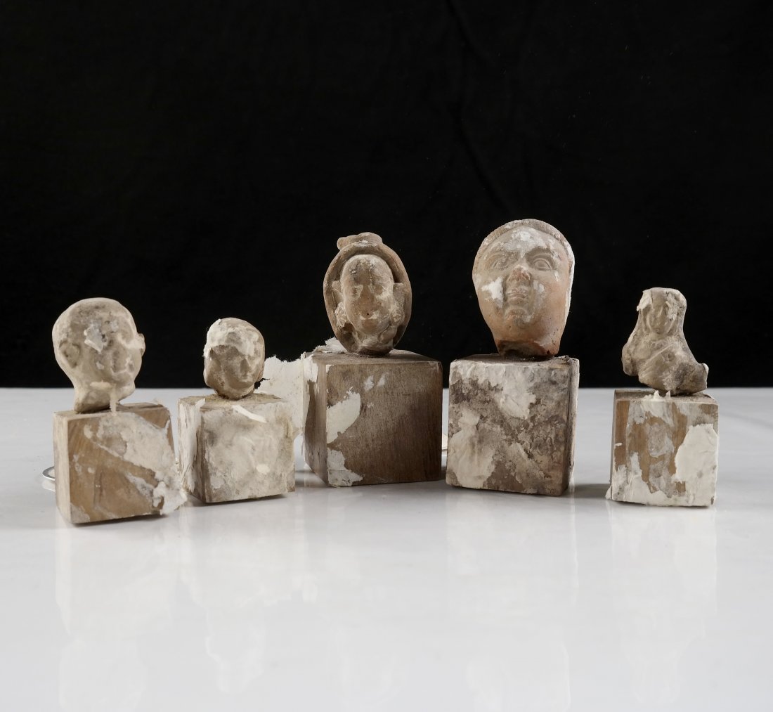 Five Small Antiquities, Clay Heads (1 of 3)