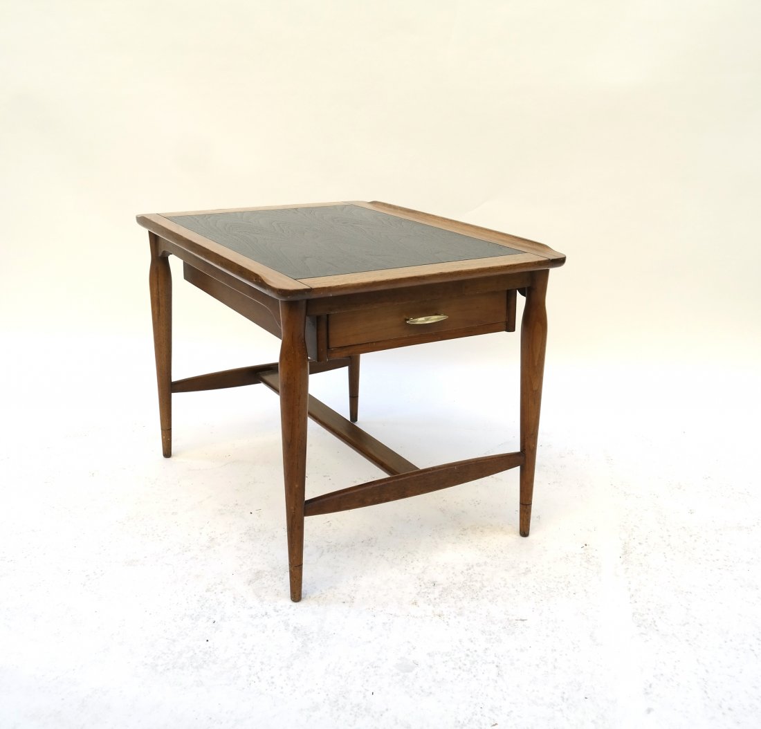 Modern Oak and Lacquered Table (1 of 8)