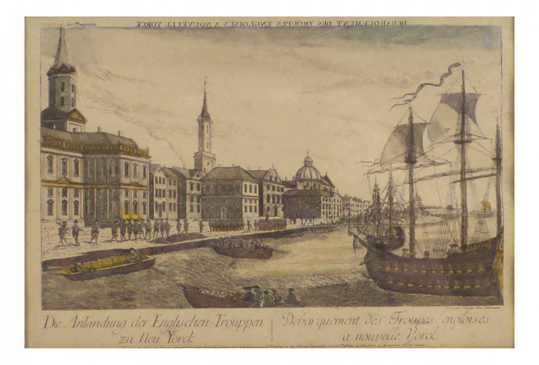 Engraving - Landing of British Troops... (1 of 7)