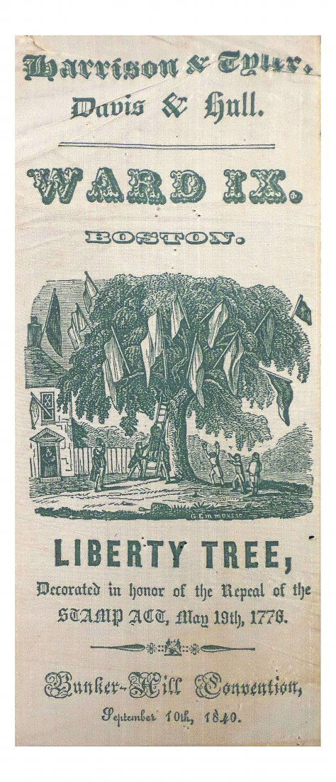 William H. Harrison - "Liberty Tree" Ribbon (1 of 4)