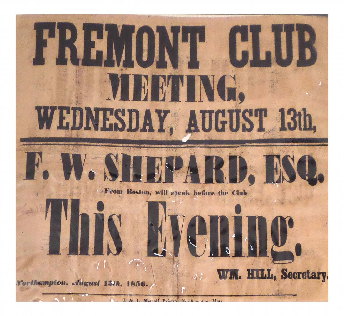 John C. Fremont - 1856 Campaign Broadside (1 of 5)