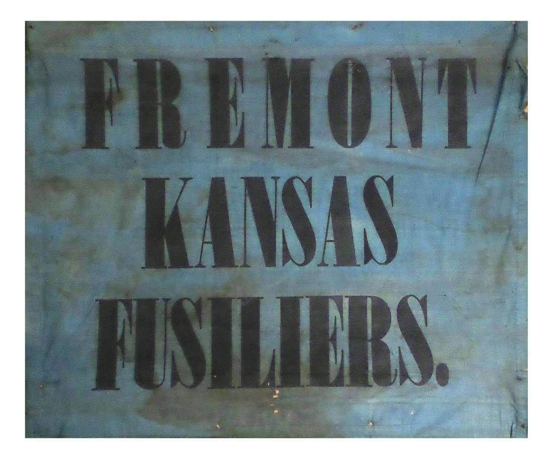 John C. Fremont - Kansas Campaign Banner / Flag (1 of 6)