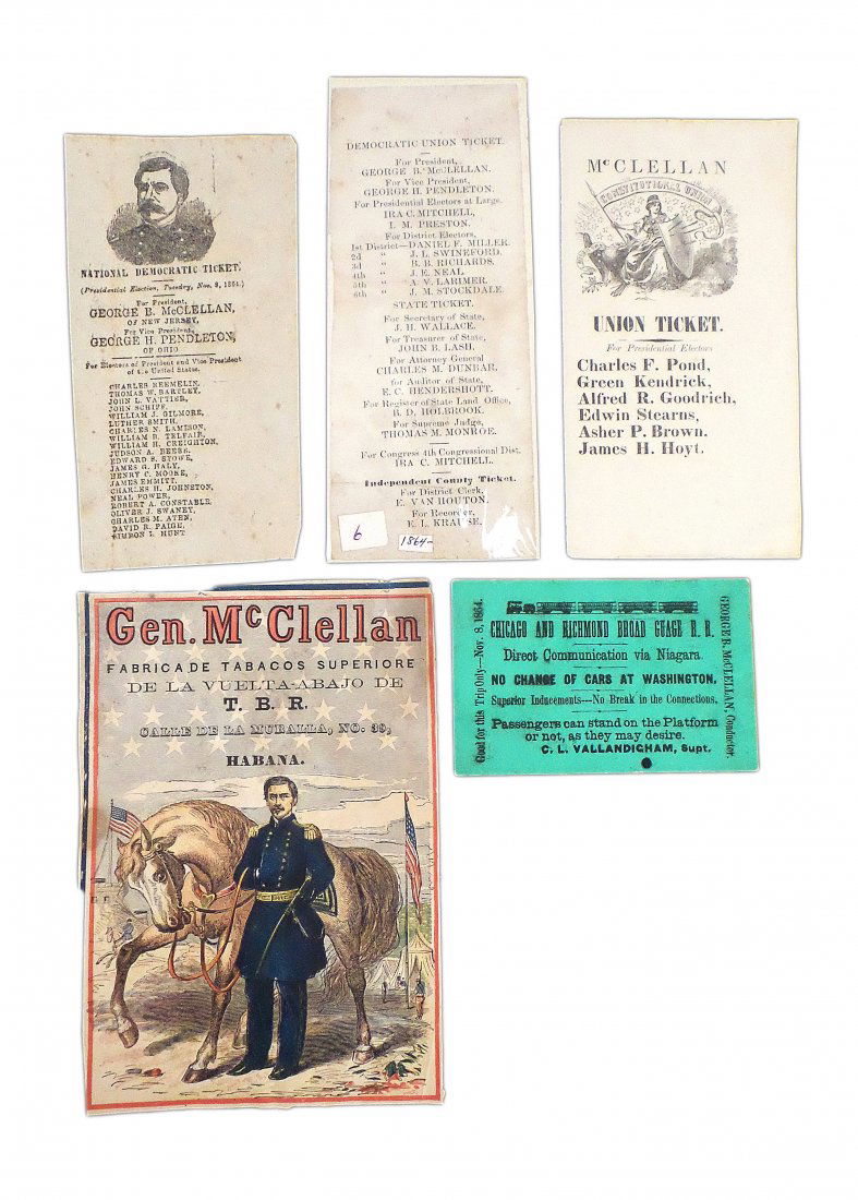George McClellan  - 1864 Campaign Ephemera (1 of 10)