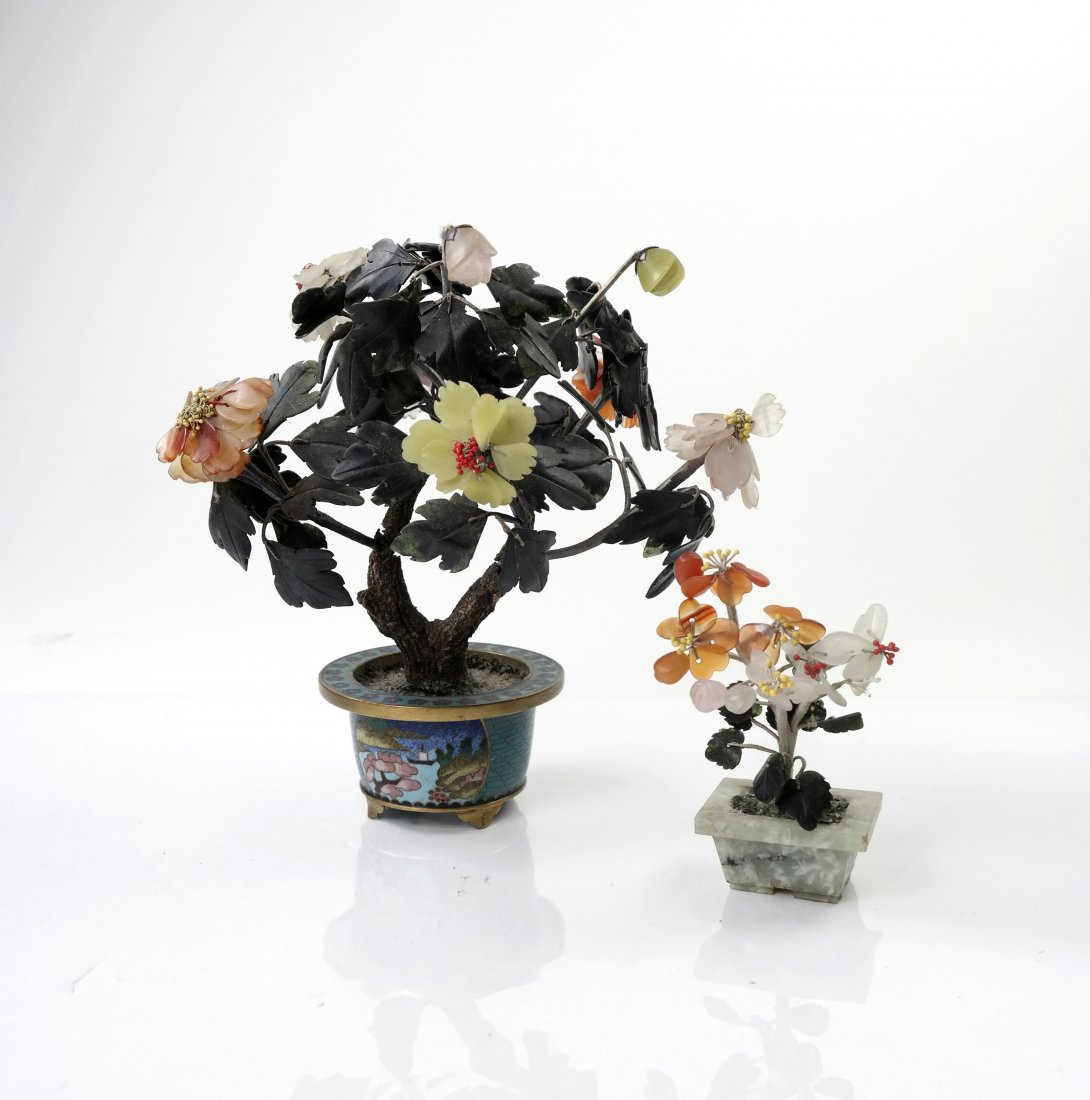 Two Chinese Hardstone Trees (1 of 4)