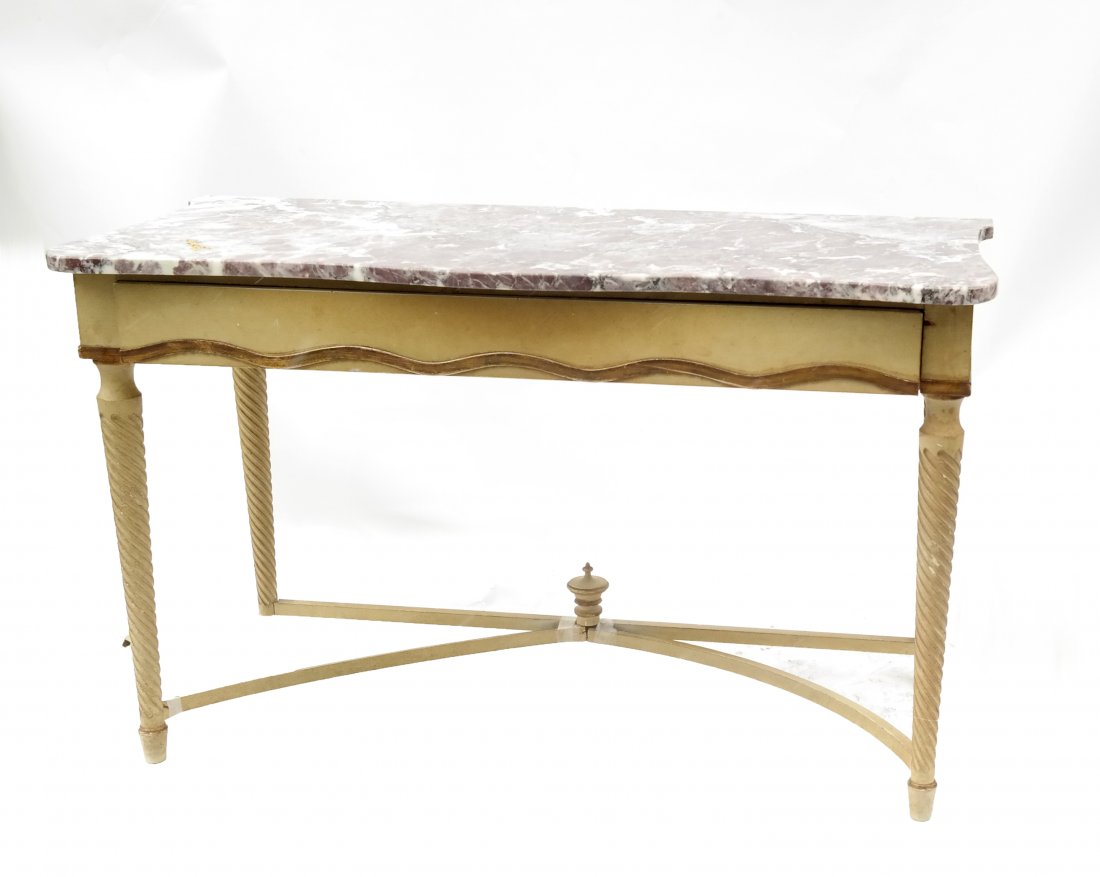 Marble Top French Console (1 of 10)