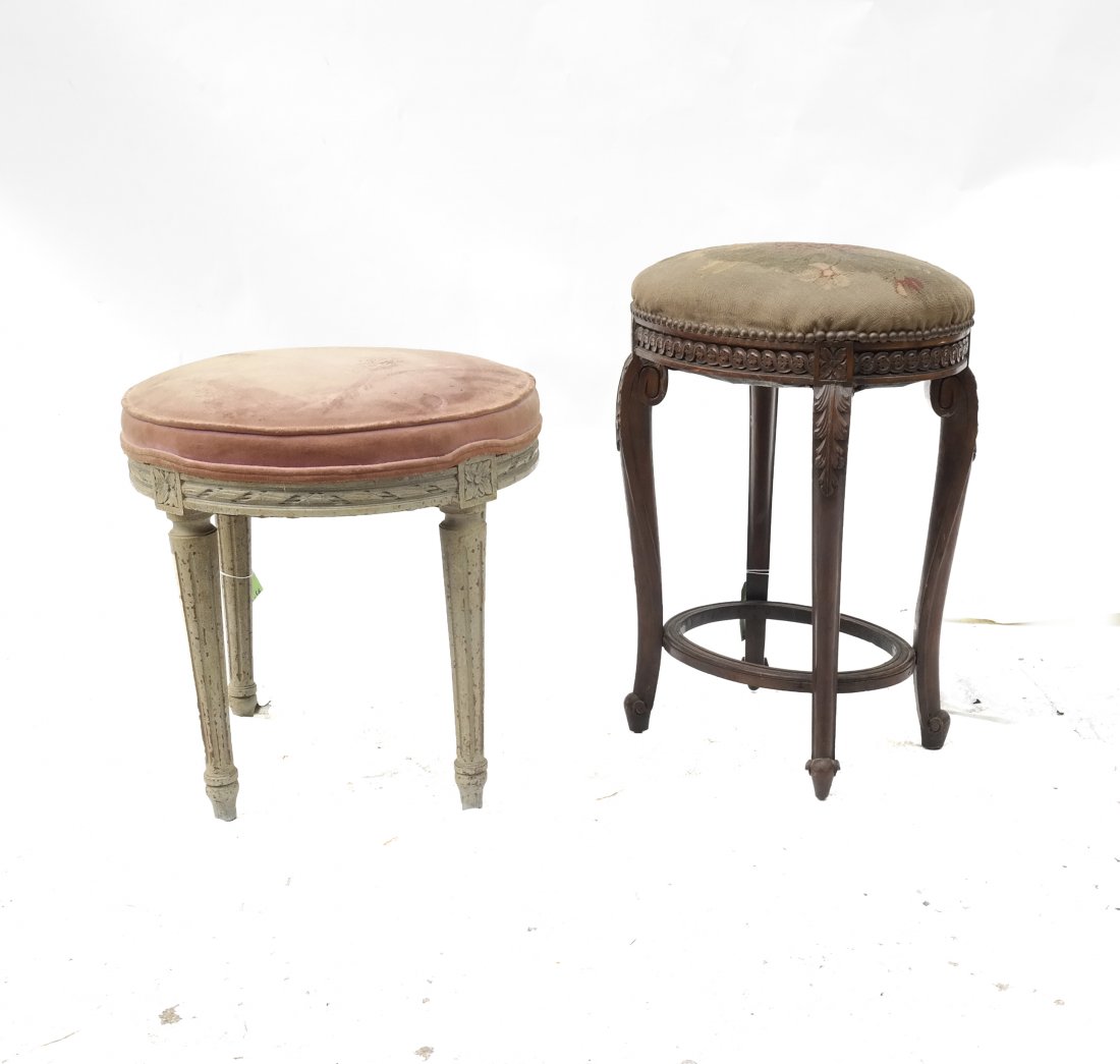 Two Louis XVI-Style Stools (1 of 6)