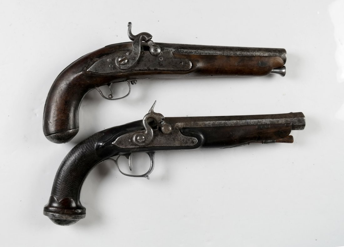 Two Antique Percussion Pistols (1 of 8)