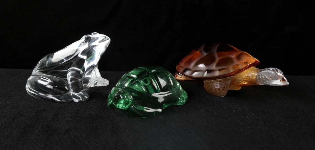 Baccarat and Lalique, 3 Animals (1 of 10)