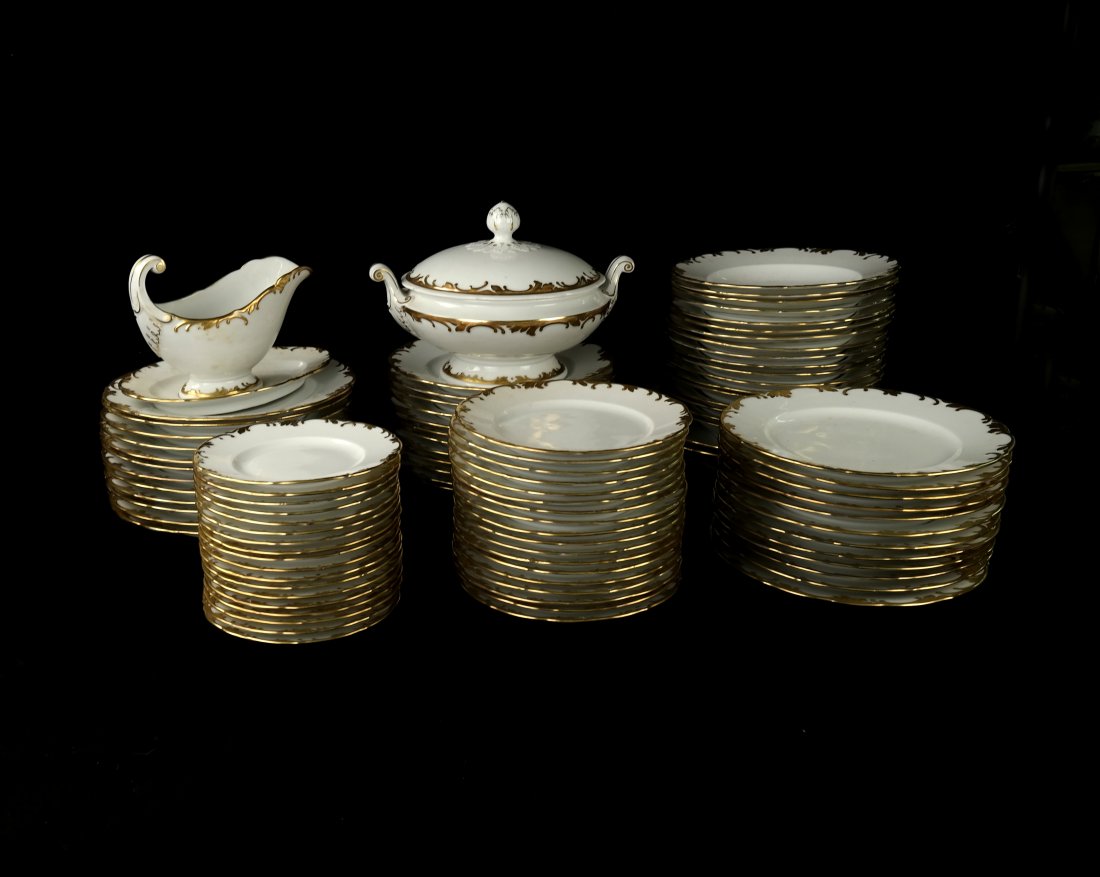 94pc French Porcelain Partial Dinner Svc (1 of 8)