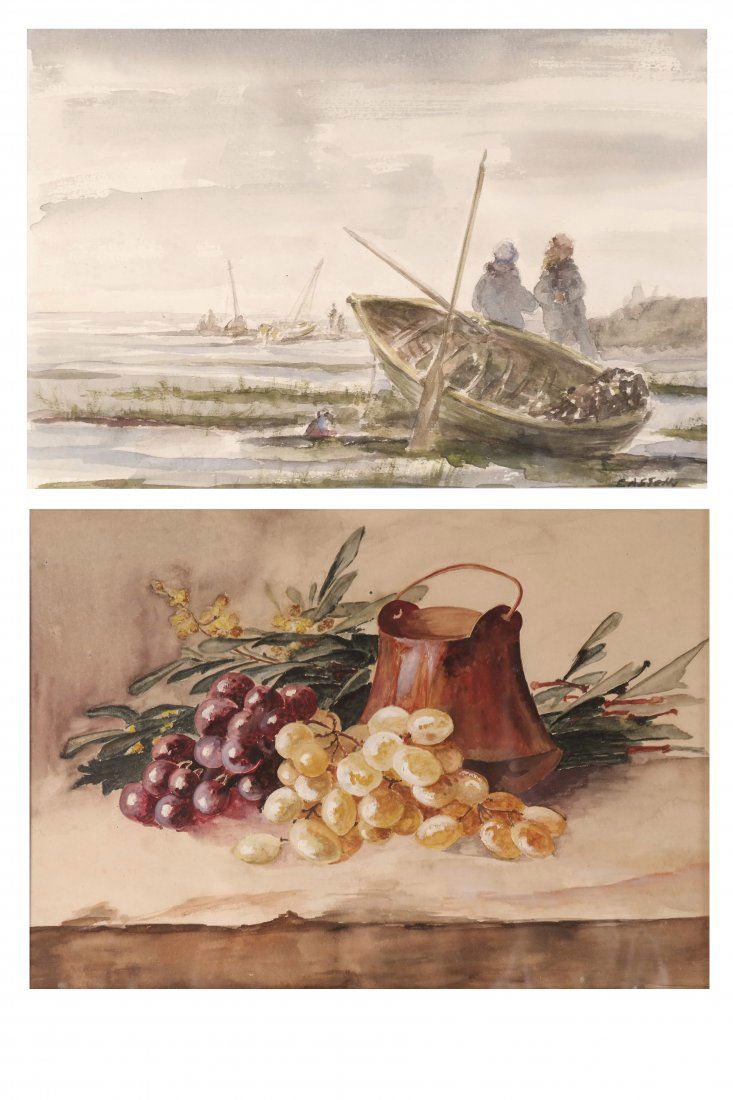 Two Framed Watercolors (1 of 5)