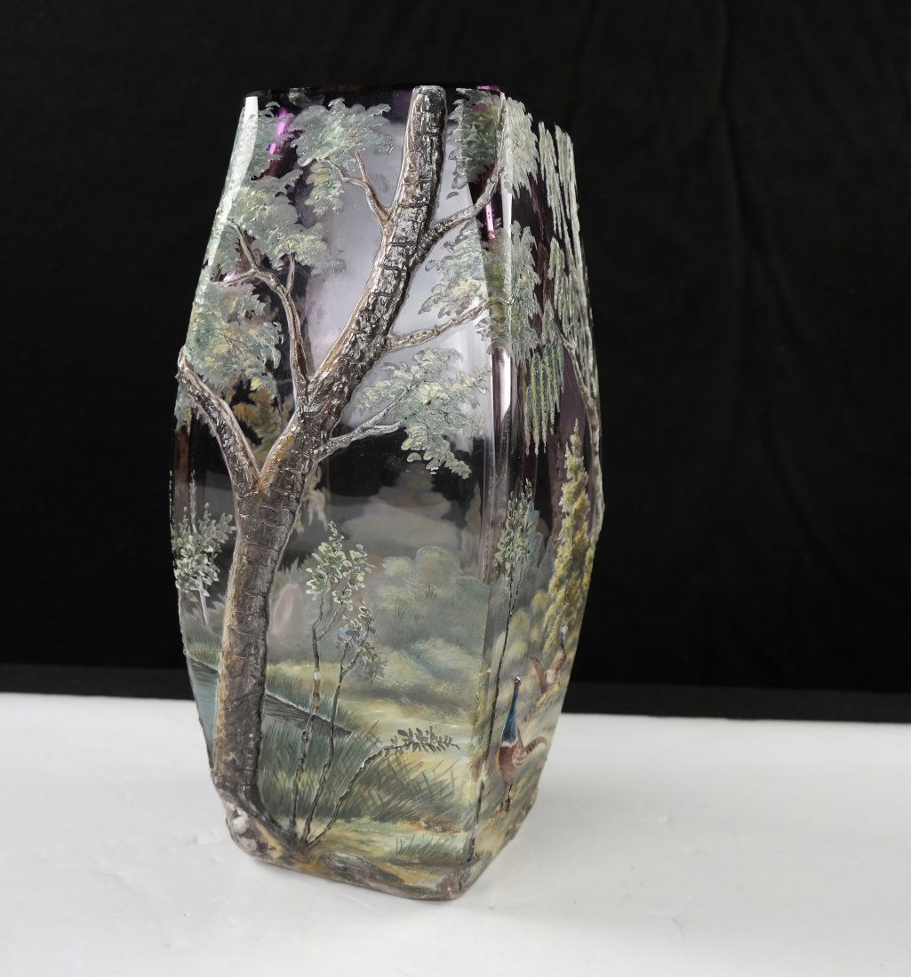 French Antique Glass Vase (1 of 4)