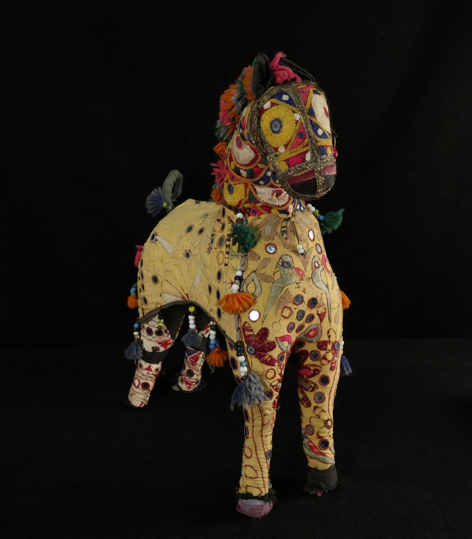 Embroidered Horse Figure from India (1 of 6)