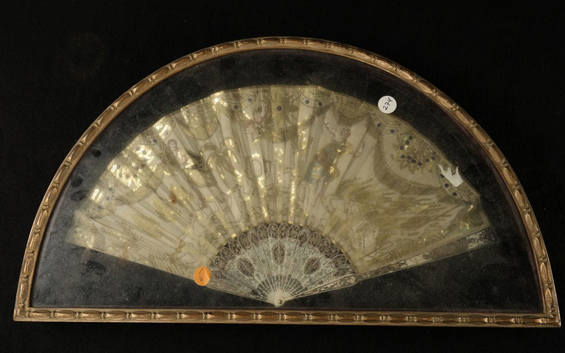 Neoclassical European Fan in Frame (1 of 5)