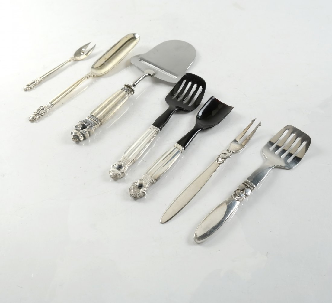 7 Georg Jensen Flatware Pieces (1 of 5)